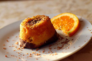 Picture of an orange cake.